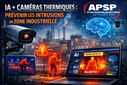 IA + caméras thermiques : prévenir les intrusions en zone industrielle, Paris 12, Action Prévention Sécurité Privée