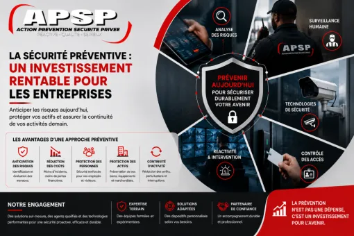 La sécurité préventive : un investissement rentable pour les entreprises, Paris 12, Action Prévention Sécurité Privée