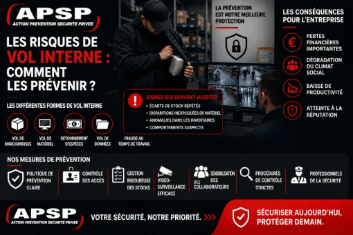 Les risques de vol interne : comment les prévenir ?, Paris 12, Action Prévention Sécurité Privée